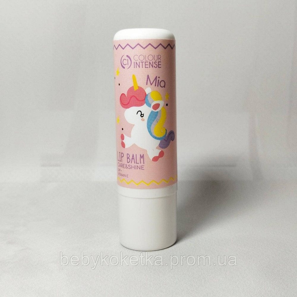 Дитячий бальзам для губ Colour Intense Mia Vitamin E Клубніка з перламутром Львів - фото 1