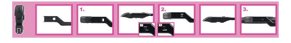 Адаптер для щіток склоочисника Slim Top (2шт) Alca, 300520 Київ - фото 3