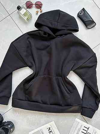 Женское стильное худи с прозрачной спинкой из кружева трехнитка на флисе + гипюр 48/52 Одесса