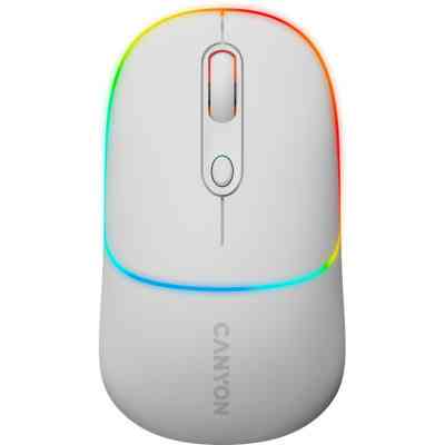 Мышка Canyon MW-22 Dual Band RGB Wireless Snow White (CNS-CMSW22SW) Винница