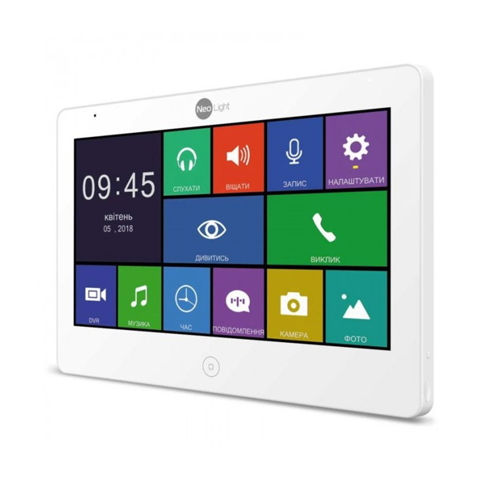 Комплект кольорового відеодомофона NeoLight Mezzo HD / Solo FHD Graphite Київ - фото 2