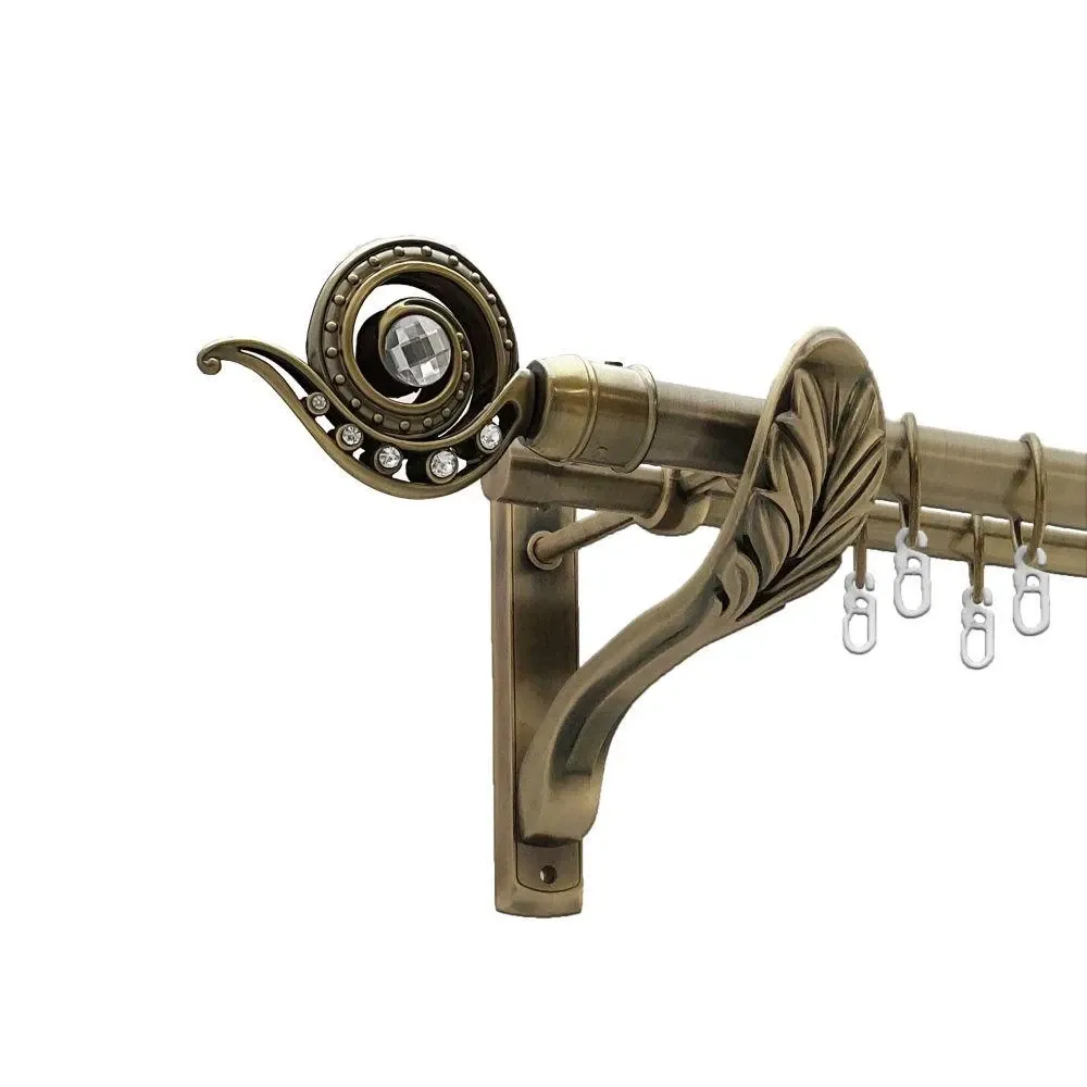 Карниз Orvit Око Дракона металевий однорядний ретро гладка труба кільце металеве Антик 25 мм 160 см Львов - изображение 1