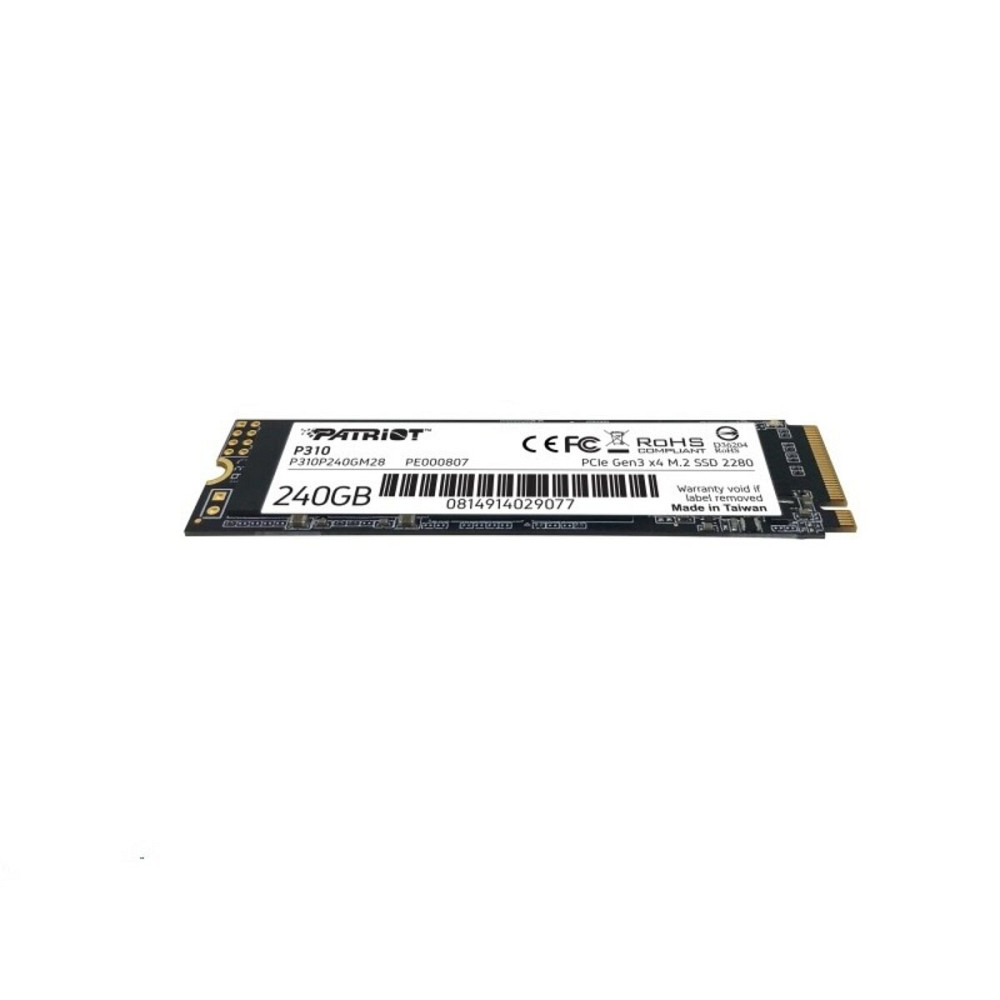 SSD M.2 Patriot P310 240GB NVMe 2280 PCIe 3.0 3D TLC Київ - фото 5
