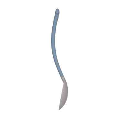 Ложка поварская Ardesto Gemini з прорізами 34.2 см сіро-синій (AR2180B) Винница