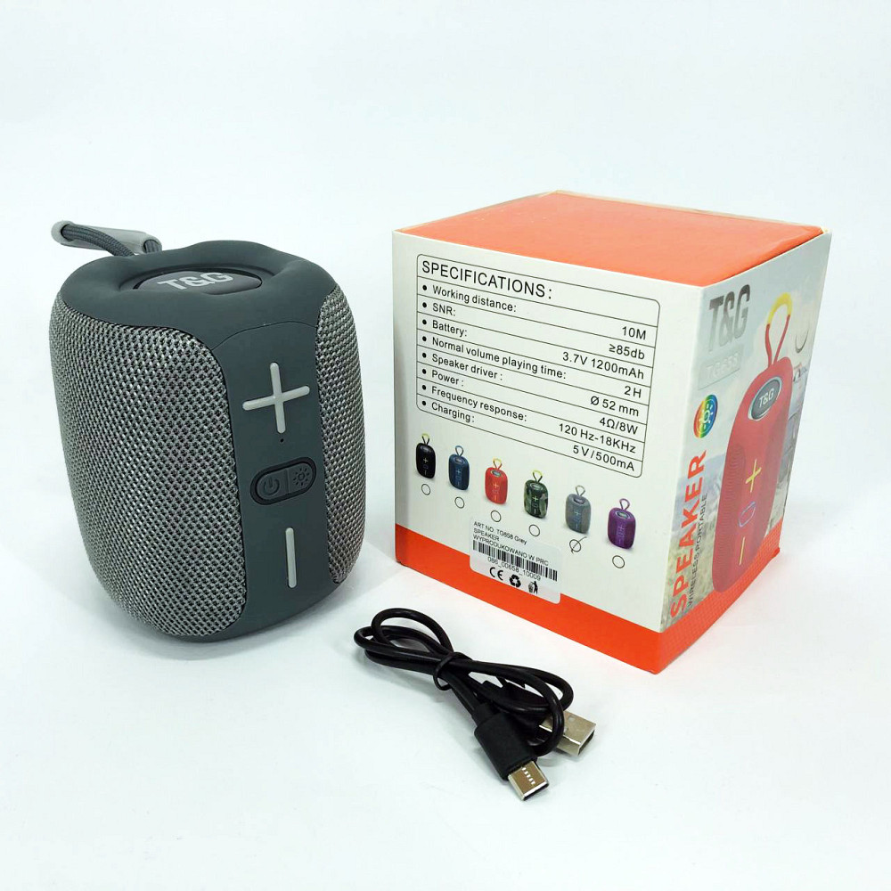 Bluetooth колонка с качественными басами TG658, Блютуз колонка с красивой подсветкой TL-45 Львов - изображение 13