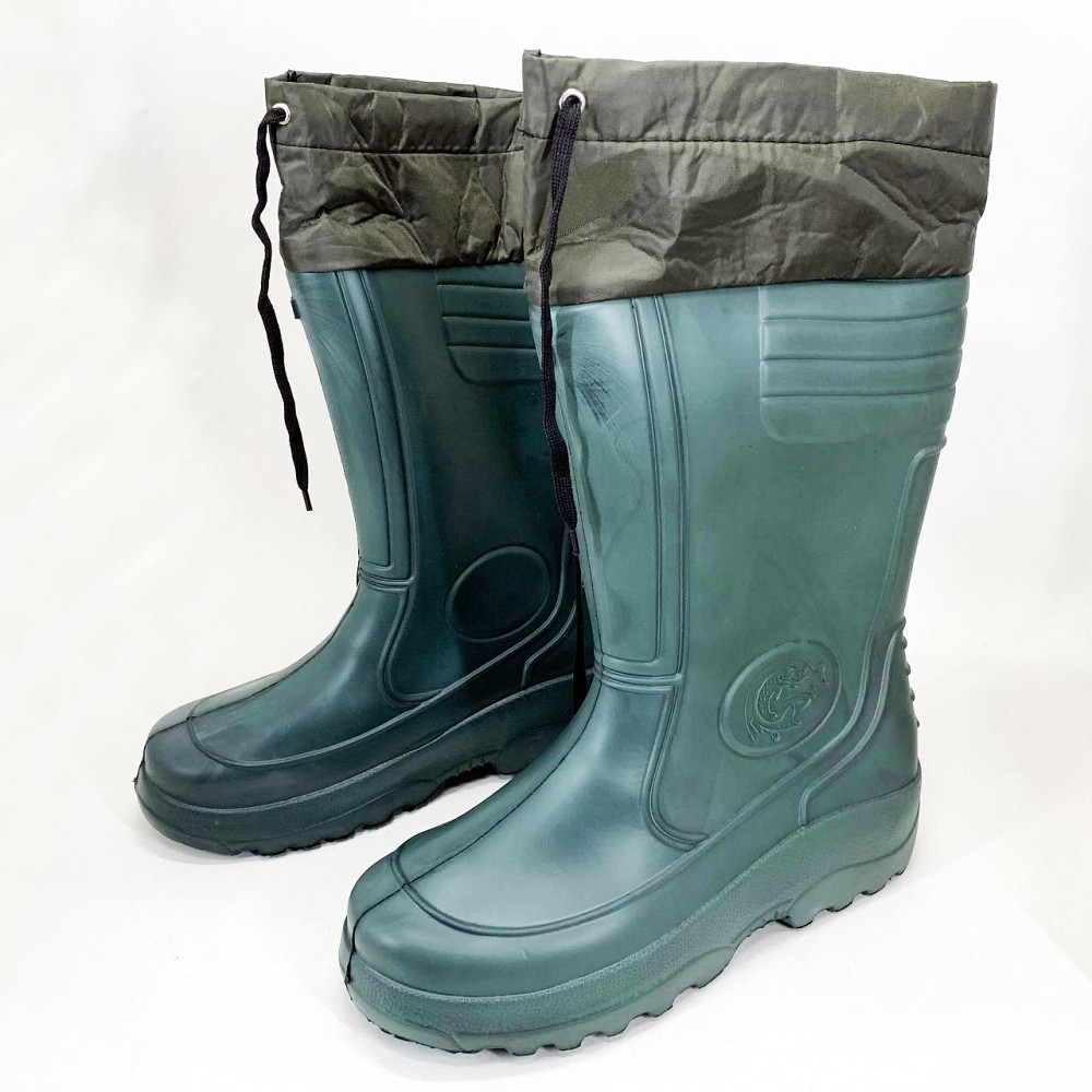 Активні чоловічі гумові чоботи 44р, Чоловічі чоботи для риболовлі з гуми, Робоче взуття для чоловіків VG-47 Львів - фото 11