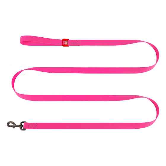 Повідець для собак водостійкий WAUDOG Waterproof, M, Ш 20 мм, Д 500 cм, рожевий Київ