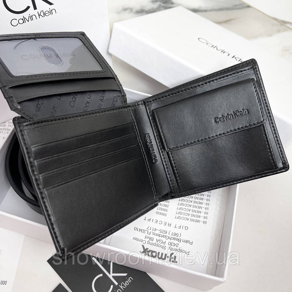 Чоловічий подарунковий набір портмоне та ремінь (407) Київ - фото 17