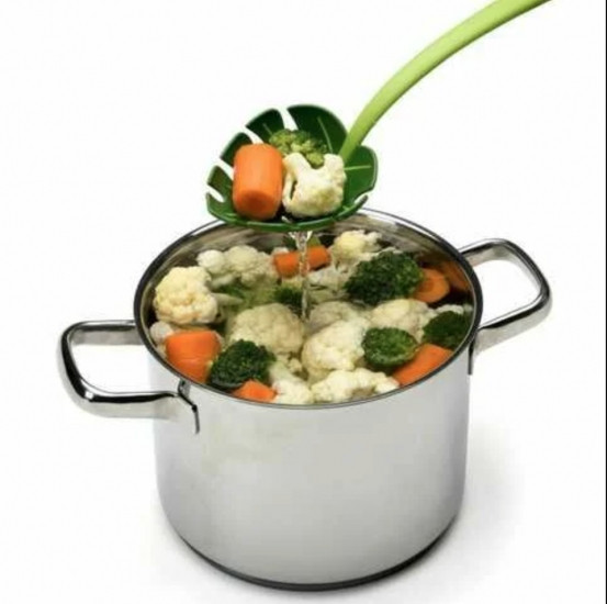 Ложка шумовка Листок Jungle Spoon для спагетти и салатов Винница - изображение 7