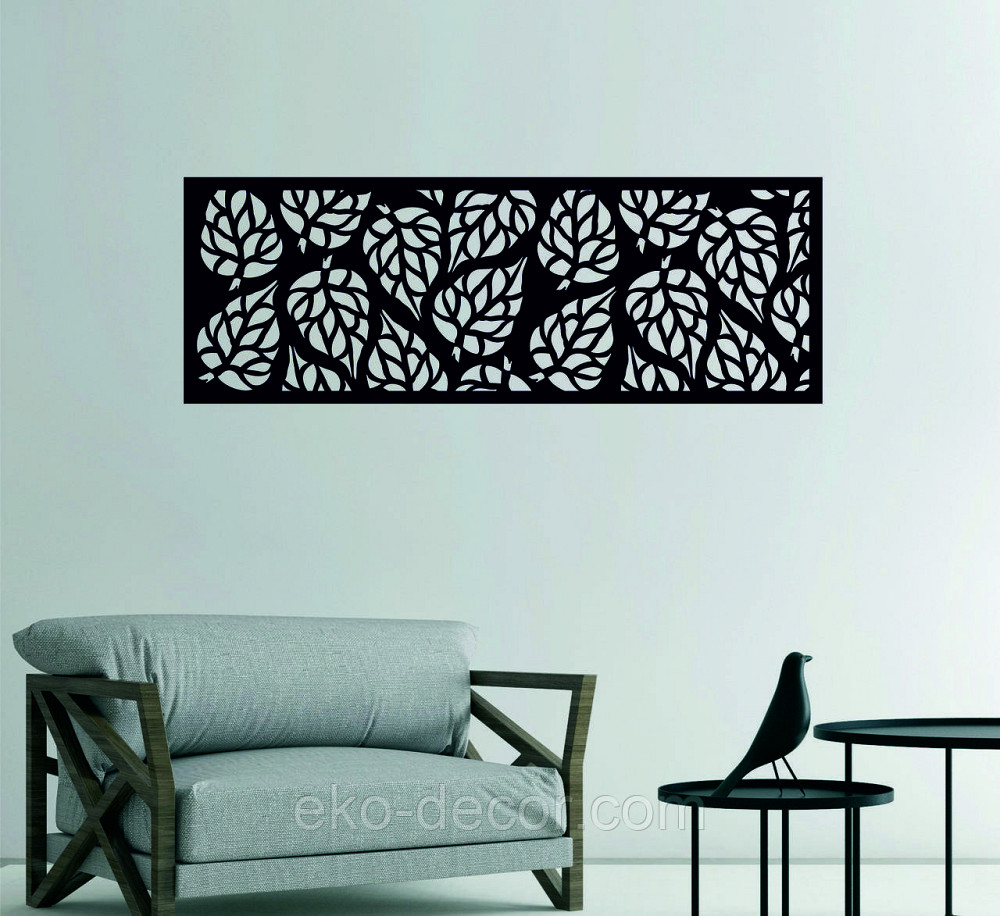 Декоративне настінне Панно «Листя» Декор на стіну Київ - фото 3