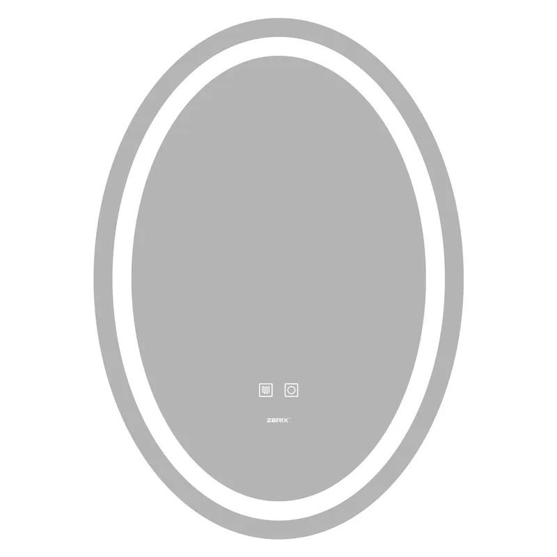Дзеркало Zerix Fusion MV01-50x70 з LED Touch, Anti-fog, димером, регулятором яскравості (ZX6067) Київ - фото 1