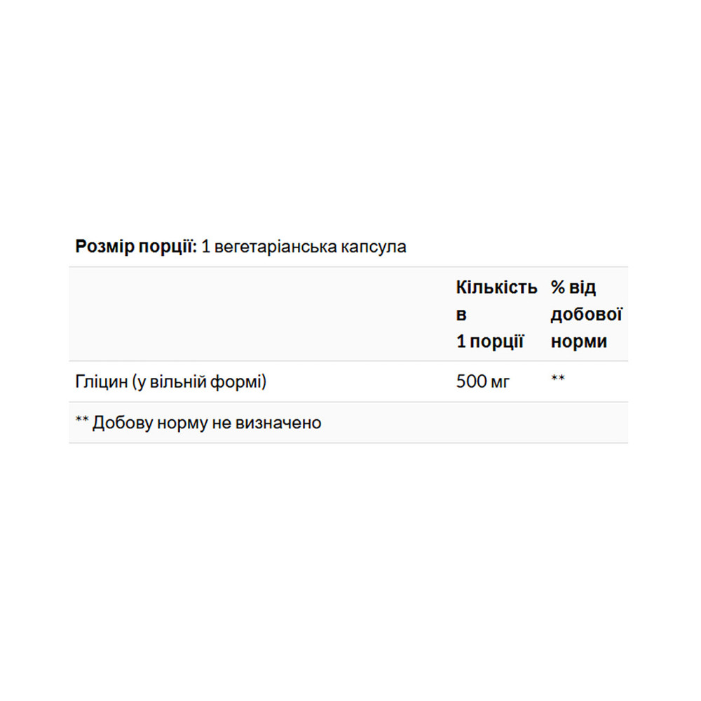 Глицин Solgar Glycine 500mg 100 вег капс Киев - изображение 2