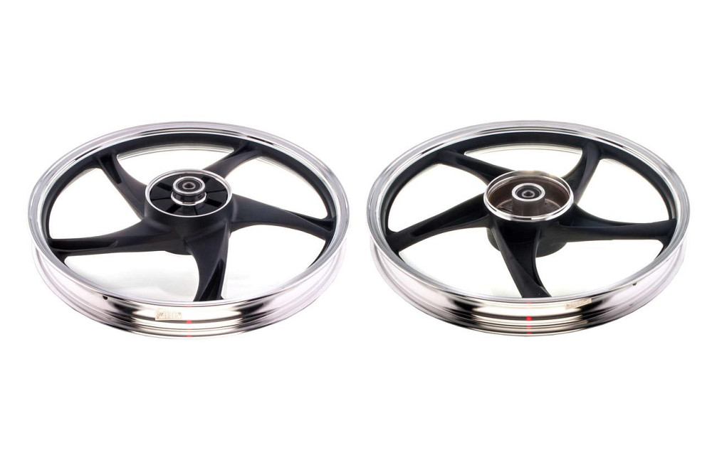 Диск колеса 1,6*17 (зад, барабан) (легкосплавний) мопед Актив Мукачево - фото 1