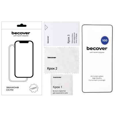 Стекло защитное BeCover ZTE Blade A35/A55 10D Black (712730) Винница