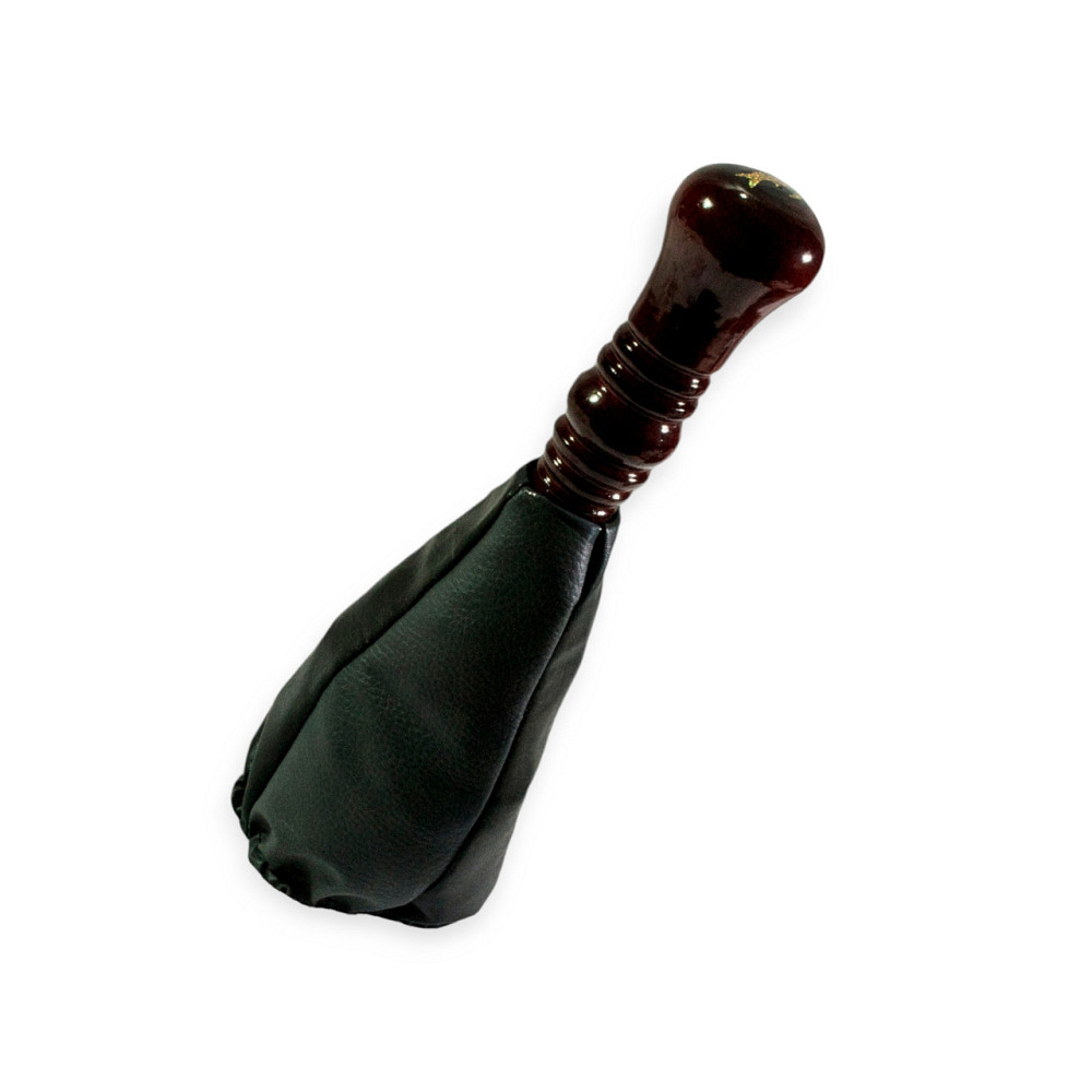 Пыльник 2108 салона кожзам серый , набалдашник дерево КПП Мукачево - изображение 1