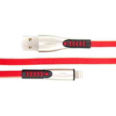 Дата кабель USB 2.0 AM to Lightning 0.25m red Dengos (PLS-L-SHRT-PLSK-RED) Вінниця