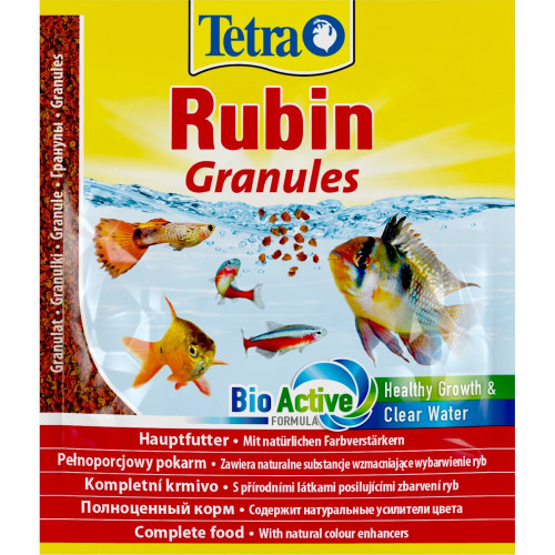 Корм сухой Tetra Rubin Granules для аквариумных рыбок для яркости окраски в гранулах 15 г Киев - изображение 1