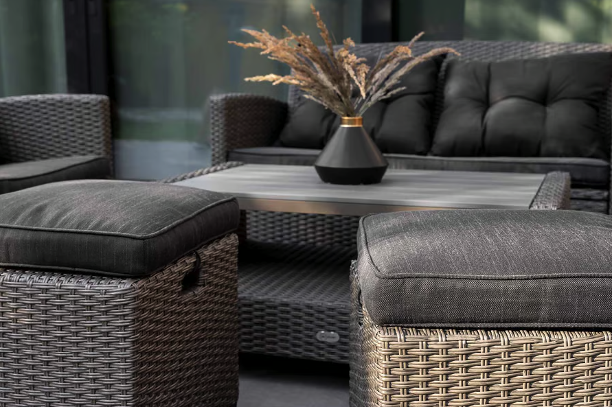 Набір садових меблів Di Volio Firenze сірий/графітовий Киев - изображение 3