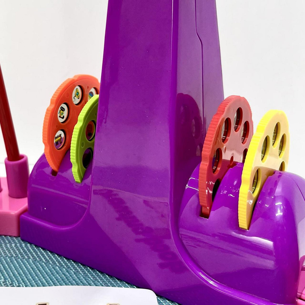 Проектор для малювання 32 слайда фломастери 12шт блокнот Рожевий (AK 0002 AB) Чернигов - изображение 7