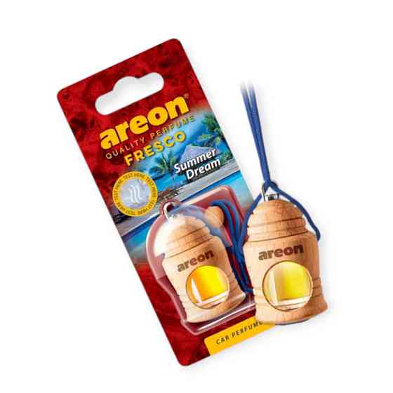 Ароматизатор на зеркало жидкий 8мл areon fresco бут.+корок 