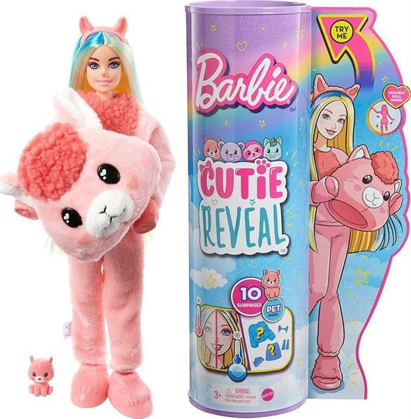 Кукла Barbie Cutie Reveal Порадужная лама 29 см (HJL60) Харьков - изображение 12