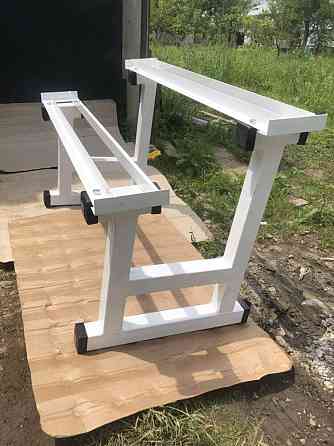 Стійка для гантелей 2 м на 10 пар Стійки для гантелей, грифів та дисків розбірна Київ