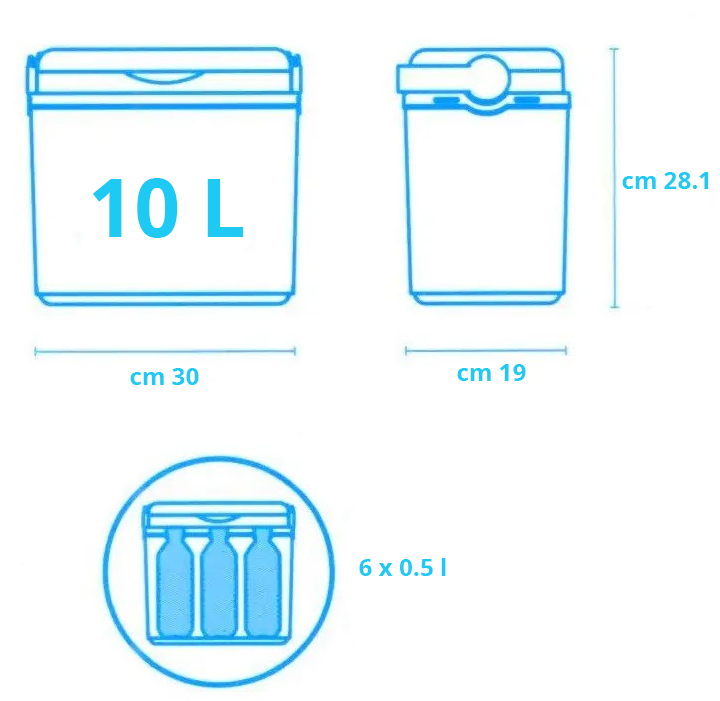 Изотермический контейнер Adriatic на 10 л., фиолетовый Киев - изображение 8