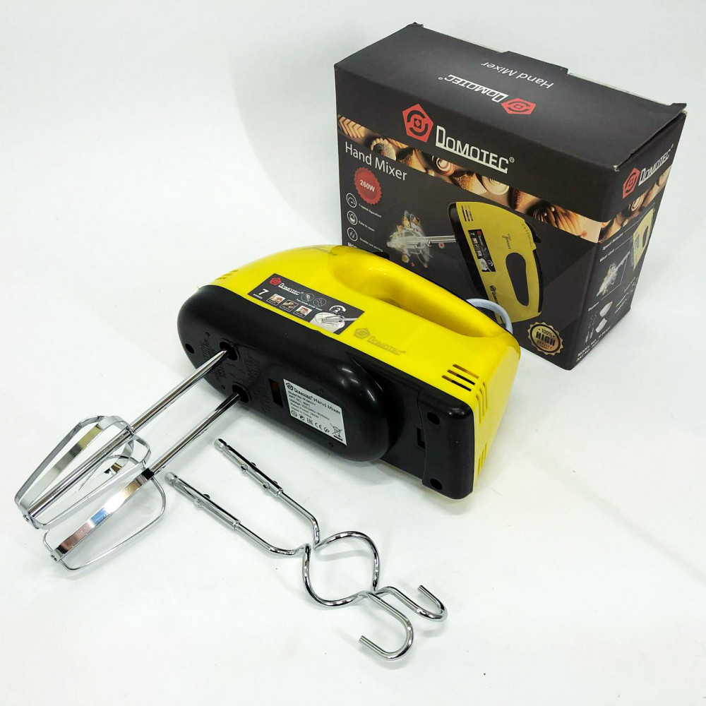Портативный ручной миксер DOMOTEC, Ручной кухонный миксер для кондитера кухонный помощник UT-77 Львов - изображение 5