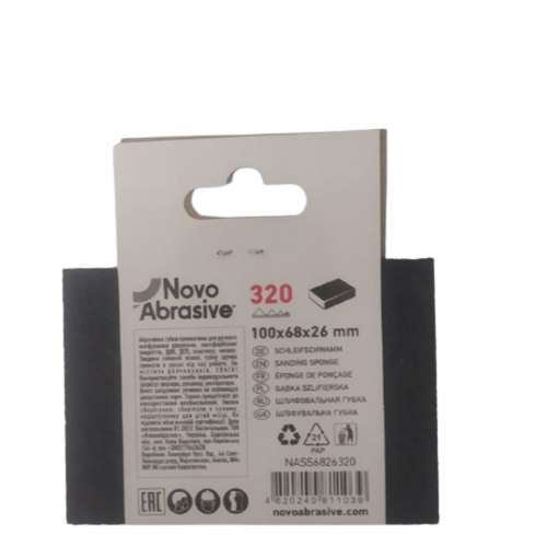 Губка шліфувальна 100*68*26мм P320 NovoAbrasive Житомир - фото 6