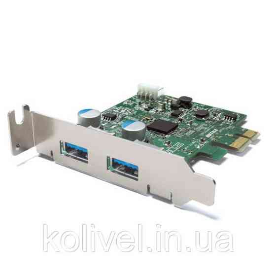 PCI-E Контролер USB3.0 (2ext. Molex) Low Profil, NEC, RTL (B00192) Киев