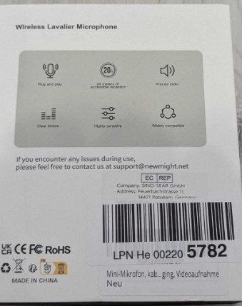 Петличный микрофон Newmight USB-C Харьков - изображение 1