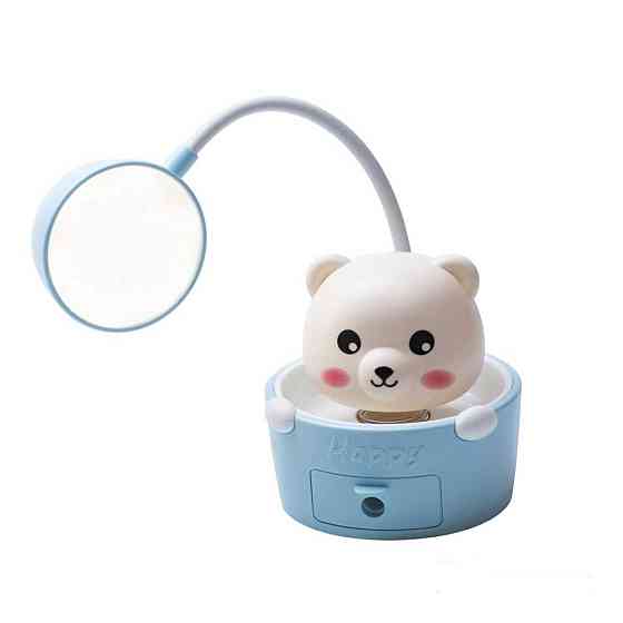 Дитяча настільна лампа висота 27 см світильник з точилкою для олівців HP12268B Киев