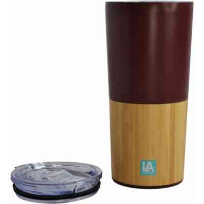 Термокружка Line Art Mao 500 мл темно-коричневий/бамбуковий (20201LA-19) Вінниця