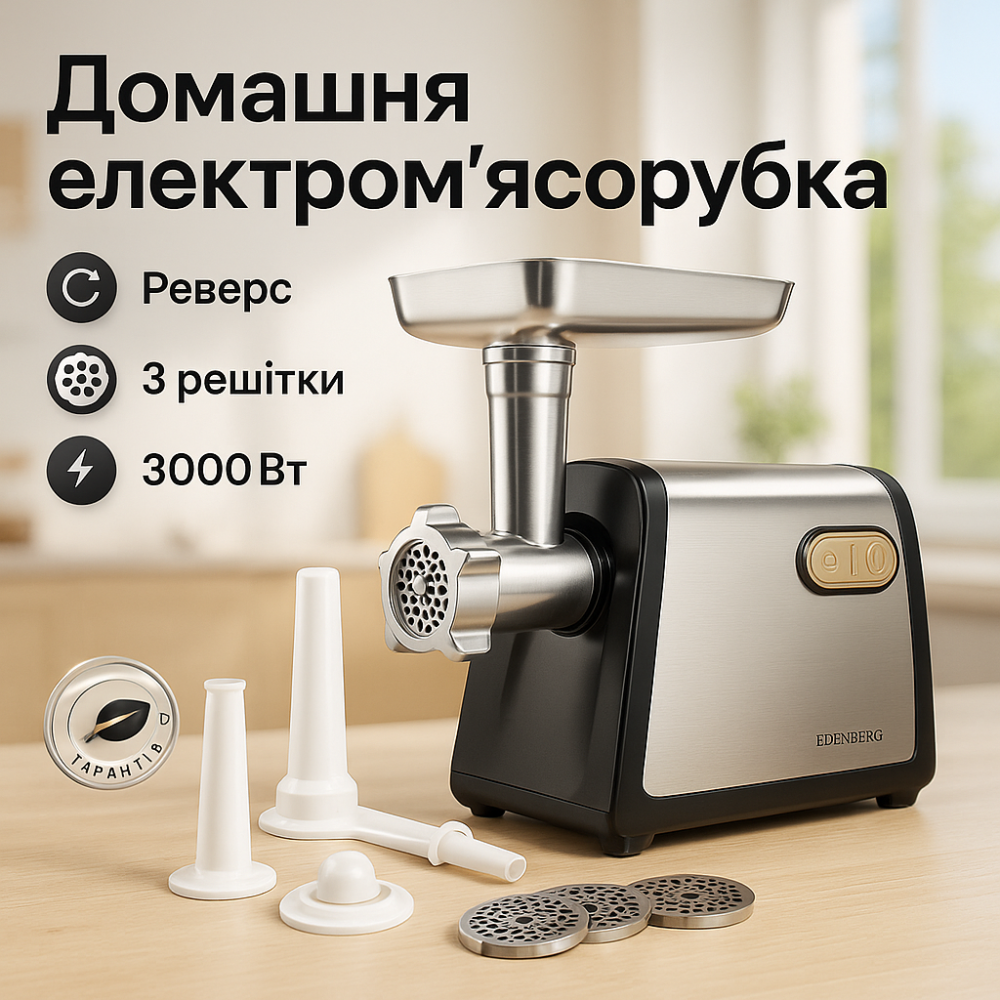 Электро мясорубка-соковыжималка кухонная для дома, Мясорубка с легкой чисткой, Мясорубка-шинковка-терка ZK-21 Львов - изображение 5