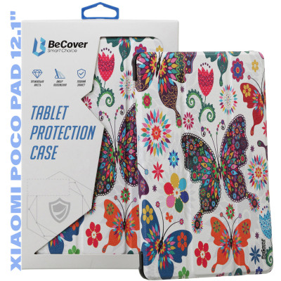 Чехол для планшета BeCover Smart Case Xiaomi Poco Pad 12.1" Butterfly (711567) Винница - изображение 1