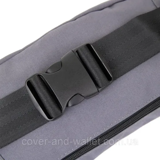 Якісна чоловіча бананка з нейлону сірого кольору Vintage Київ