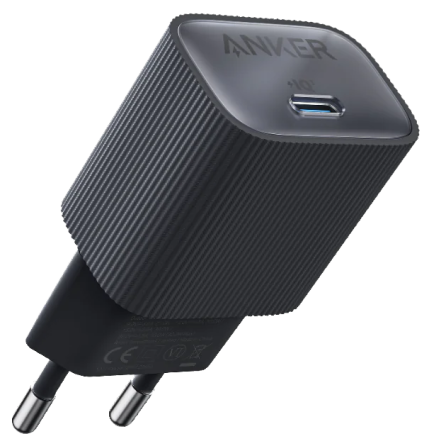 Мережевий зарядний пристрій Anker PowerPort 511 Nano IV - 30W USB-C Black (7030801) Київ
