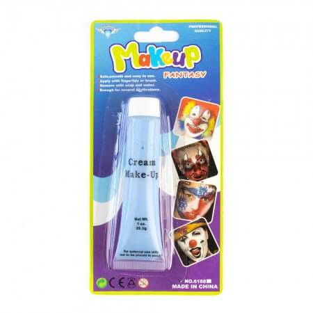 Грим карнавальний БЛАКИТНИЙ, фарба для макіяжу тюбик 30ml Київ - фото 1