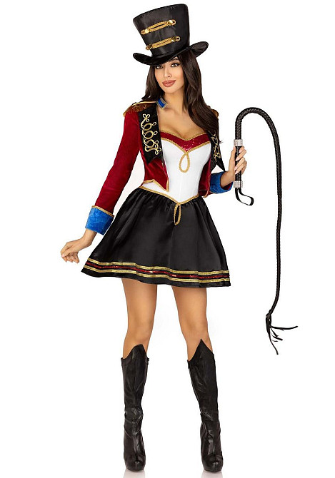 Костюм циркачки Leg Avenue Classic Ringmaster Costume S, платье, шляпа Sex Aura Киев - изображение 4