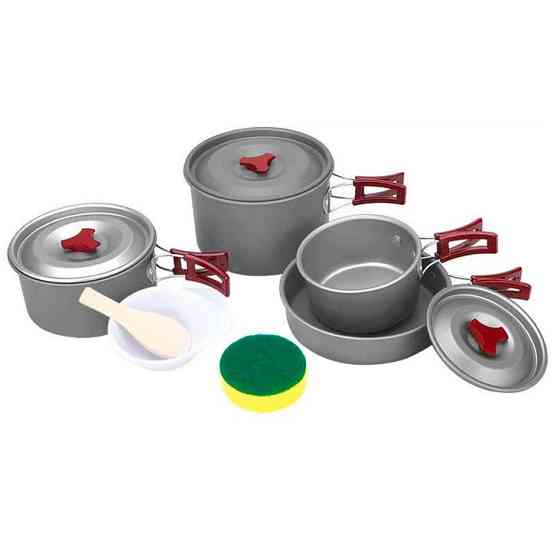 Качественная посуда для кемпинга, Набор посуды для кемпинга и походов, Столовый походной набор посуды XA-22 Ивано-Франковск