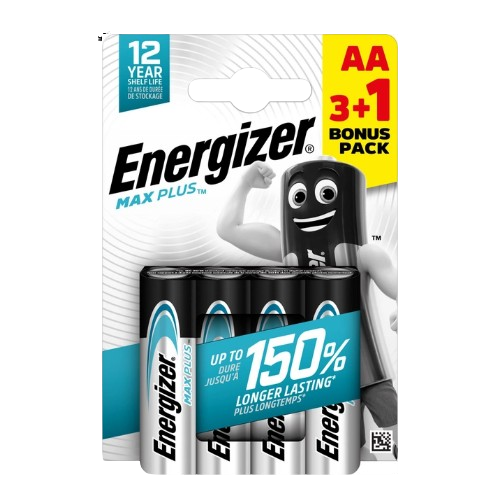 Батарейка лужна AA/LR6 (бл-3+1шт) Energizer Max Plus Житомир