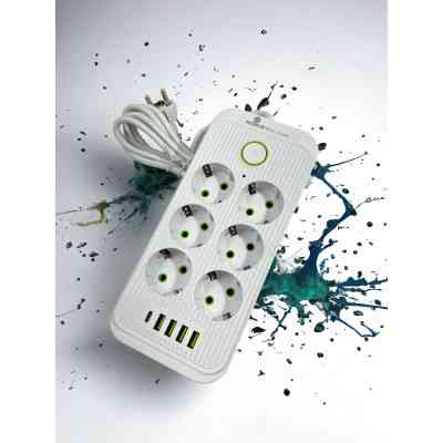 Сетевой фильтр питания XoKo XК-SP6-4-1-WH Винница