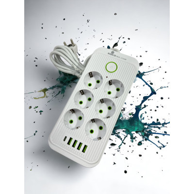 Сетевой фильтр питания XoKo XК-SP6-4-1-WH Винница - изображение 3