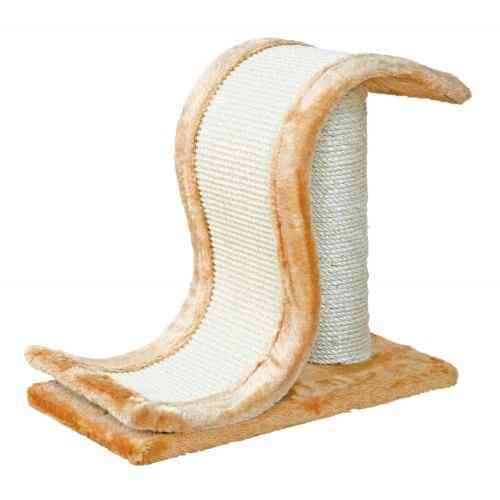 Дряпка-хвиля Trixie для котів Inca сизаль/плюш світло-коричнева 44х25х39 см Київ