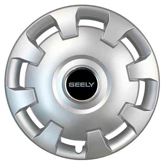 Автомобільні модельні ковпаки R15 Geely 303 4шт, SJS, сріблясті Київ