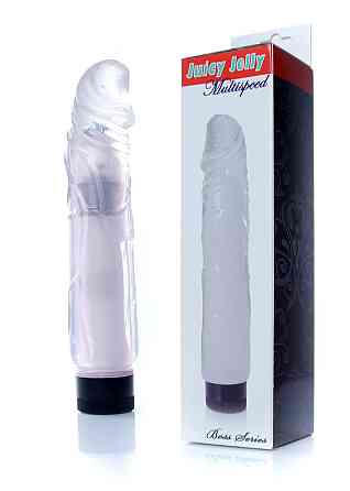 Вибратор B - Series EasyLove Juicy Jelly Multispeed, прозрачный Sex Aura Киев