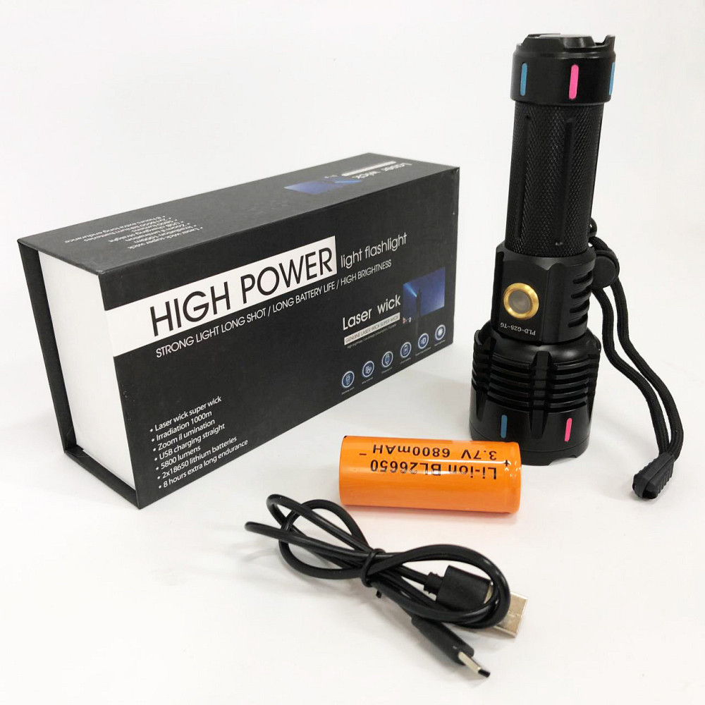 Професійний тактичний ліхтарик, Ліхтар світлодіодний тактичний, Тактичні ліхтарі акумуляторні SL-28 Львів - фото 4