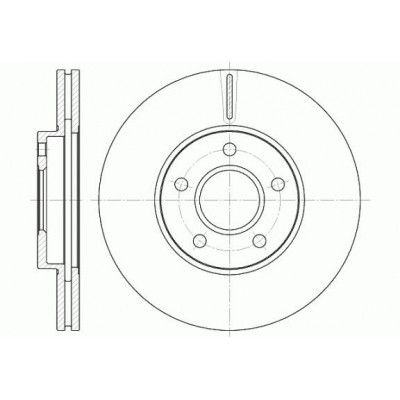 Гальмівний диск REMSA 6662.10 Вінниця - фото 1