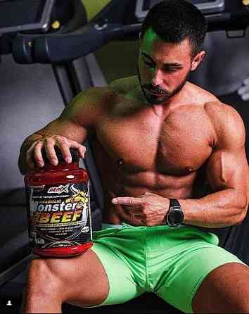 Anabolic Monster BEEF 90% Protein 1000g (Strawberry-banana) Луцьк