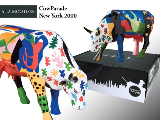 Колекційна статуетка Cow Parade корова A La Mootisse 30х9х20 см, Size L Ровно